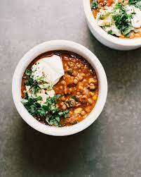 Veggie Chili Sprouted Kitchen Recipe Veggie Chili Veggies Vegetable Stew