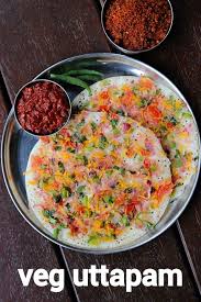 Vegetable Uttapam Recipe Veg Uttapam Mixed Veggie Uttapa Recipe In 2020 South Indian Breakfast Recipes Breakfast Recipes Indian Indian Veg Recipes