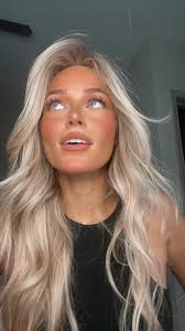 blonde hair feeling lit