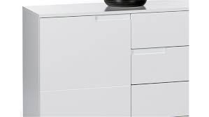 Homexperts sideboard »bristol«, breite 120 cm oder 180 cm, mit massiven eichefüßen. Sideboard Spice 8 Kommode Anrichte Schrank 2 Turig Mdf Weiss Hochglanz