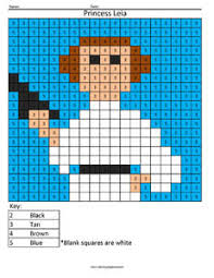 Click the princess leia coloring pages to view printable version or color it online (compatible with ipad and android tablets). Princess Leia Color By Number Coloring Squared