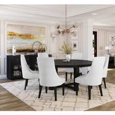 Greystone 7pc dining set (round table & 6 side chairs) new! Evanston Rustic Solid Wood Round Dining Table Chair Set