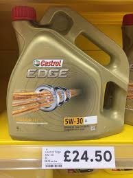 Buying engine oil in the marts are common for some car enthusiasts, because there are more but why some engine oils are really cheap in marts like tesco extra? Castrol 5w30 Fully Synthetic Oil Tesco