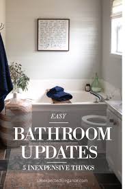 Preston 24 wall mounted towel bar. 5 Inexpensive Ways To Update A Bathroom Unexpected Elegance
