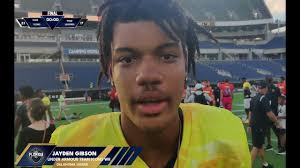 POST GAME INTERVIEW: West Orange WR Jayden Gibson, an Oklahoma signee after  the UA All American Game