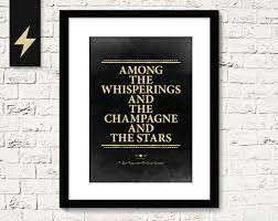 Great Gatsby Champagne Quote F Scott Fitzgerald The Great Etsy Poster Zitate Champagner Zitate Zitate Alice Im Wunderland