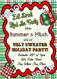 Ugly sweater christmas party invitations from zazzle. Tacky Sweater Party Customizable Printable Holiday Party Invitation Ugly Christmas Sweater Party Tis The Season To Be Tacky Paper Invitations Announcements Keyforrest Lt