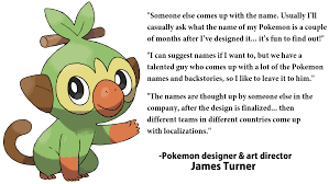Jump to navigationjump to search. Dr Lava S Lost Pokemon On Twitter Who Names A Pokemon According To Sword Shield S Art Director Jamesturner 42 Pokemon Designers Don T Usually Get To Name Their Own Creations Game Freak Keeps A