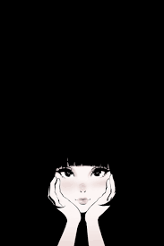 Girls love black wallpapers and black background because it looks beautiful on their mobiles and computers , so we will show you some black wallpapers hello girls in black wallpapers site , we are in a new post on our website , today we will provide black wallpapers for girls it meets with all ages. Monochrome Anime Girls Tumblr Anime Wallpaper Iphone Black Aesthetic Wallpaper Kawaii Wallpaper