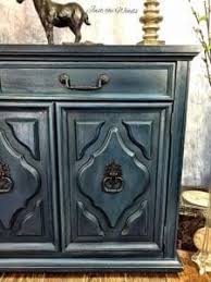 I picked this piece up from a young german family. Vintage Painted Blue Buffet Two Makeovers From One Cabinet