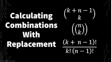 Calculating Combinations With Replacement (Repetition)|Statistics ...