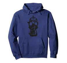 WW1 Gas Mask Hoodie : Clothing, Shoes & Jewelry