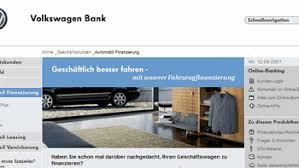Volkswagen bank has long been europe's leading automobile bank. Automobilwoche