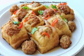 Resepi kuah sup yong tau fu paling sedap. Vivian Pang Kitchen Hakka Stuffed Tofu å®¢å®¶é…¿è±†è… Tofu Tofu Recipes Hakka Recipe