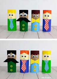For your convenience a click on the images below will take you to the pinterest pin so that you can repin it. Paper Roll Father S Day Craft Easy Craft For Dad Kids Fathers Day Crafts Fathers Day Crafts Dad Crafts