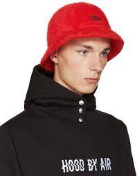 Hood By Air Red Kangol Edition Bucket Hat Hood By Air Kangol Hip Hop Outfits