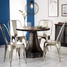 Industrial rustic ceiling light, retro farmhouse flush mount ceiling lights fixture for bedroom kitchen island dining room foyer hallway, black/bronze, e26 base 4.3 out of 5 stars 32 7 offers from $42.11 Telford Industrial Round Dining Table Solid Wood Top Metal Base Akd Furniture