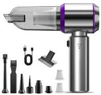 KITBEZN Aspirateur à Main, 18000Pa 3 in 1 Aspirateur Voiture Puissant sans  Fil, 3 Vitesses 80,000U/min, Mini Aspirateur sans Fil pour PC Maison ...