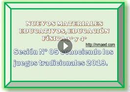 Dos grupos de 5 o 6 personas. Sesion NÂº 05 Conociendo Los Juegos Tradicionales 2019