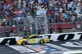 Chase elliott leads kasey kahne through the backstretch during testing on the roval at charlotte motor speedway on july 10, 2018 in charlotte, north carolina. Nascar At Charlotte 2018 Results Ryan Blaney Wins After Huge Crash Late In Race Bleacher Report Latest News Videos And Highlights