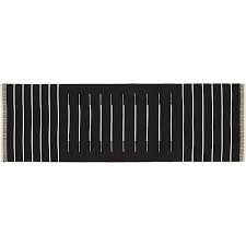 Black And White Striped Runner Rug Black With White Stripe Runner 2 5 X8 Striped Rug Patterned Carpet Black Hallway
