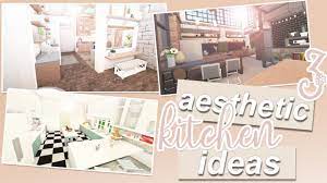(well one is a bar so uhhhhh. 3 Aesthetic Kitchen Ideas Roblox Bloxburg Youtube
