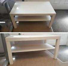This lack table in white is easy to match with other furnishings. Coffee Table Ikea Lack White 90 X 55 X 45cm High Ebay