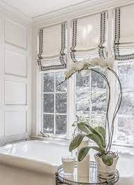 Roman Shades Shades For Bathroom Black And White Shades Traditional Bathroom Ideas Window Over Bath T Roman Shades Bathroom Bathroom Window Treatments Home