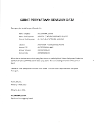 Check spelling or type a new query. Surat Pernyataan Keaslian Data Asli Pdf Document