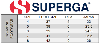 Buy Superga Size Chart Up To 30 Discounts