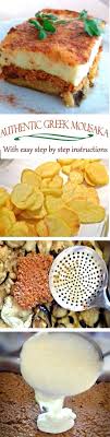 Best Recipe For Greek Moussaka Real Greek Recipes Recipe Greek Recipes Food Delicious Dinner Recipes