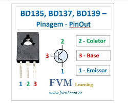 Pinagens Pinout Transistor Npn Bd135 Bd137 Bd139 Caracteristicas Bd135 Bd137 Bd13 Elektronische Schaltung Elektroniken Selber Bauen Elektronik