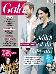 Not long to go until royal baby fever! Prince Harry Meghan Markle The Duke And Duchess Of Sussex Gala Magazine 09 May 2019 Cover Photo Germany