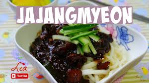 Jajangmyeon Recipe Korean Noodle With Black Bean Paste Youtube