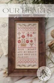 Counted Cross Stitch Pattern Our Hearts Sampler Cross Etsy Counted Cross Stitch Patterns Cross Stitch Cross Stitch Patterns