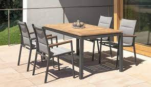 Textures to centre any dining room with style. Timber 156 214 Extendile Dining Table Italian Garden Furniture Talenti