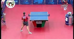 Kuwait Open Behind The Back Shot Quentin Robinot Kiryl Barabanov Table Tennis Trick Shot 2013 Pingpong Table Tennis Ping Pong Show Trick Shots