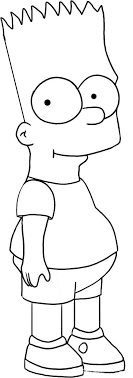 How To Draw Bart Simpson Step By Easy Cartoon Drawings Simpsons Drawings Simpsons Art