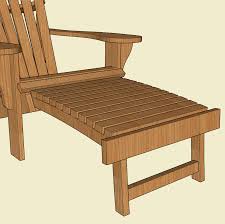 Adirondack Chair Footrest Ottoman In 2020 Adirondack Chair Plans Adirondack Chair Foot Rest