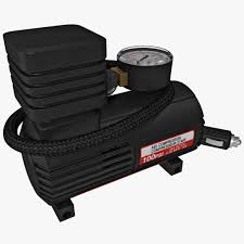 Portable Auto Air Compressor 3d Model Ad Auto Portable Air Model Pop Art Design Aesthetic Template Air Compressor