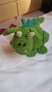 grisu der kleine drache mein erstes amigurumi hakelideen hakeln ideen hakeln
