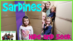 Sardines Hide And Seek In Huge Box Fort Maze Ft Shot Of The Yeagers That Youtub3 Family Family Fun Games Family Channel