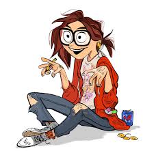 It's not like most animated films because the visuals are so vibrant and. The Mitchells Vs The Machines On Twitter Check Out These Designs For Katie Mitchell By Our Connectedmovie Production Designer And Lead Character Designer Lindseydraws Lindsey Is A Judge In This Year S Concept