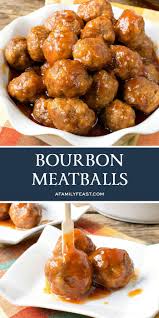 Cover and cook on high for 1 hours. Bourbon Meatballs A Family Feast