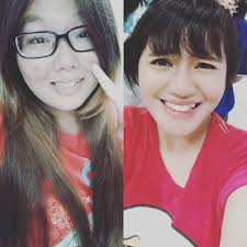 👸左见Fish女王👧右见Jane团花📷 #randomselfie