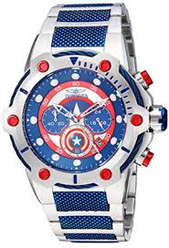 Relogio Invicta Marvel 25780 Original Capitao America Edicao Limitada Relogios Relogio Invicta Relogio Digital
