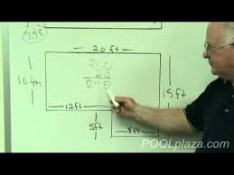 How do you calculate how many gallons your swimming pool holds? Howto The Volume Of Water Of Your Pool Poolplaza Com Youtube