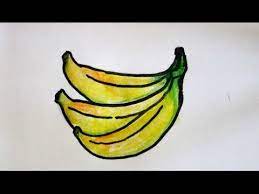 Gambar mewarnai anak tk paud paling bagus download now contoh belaja. Cara Menggambar Buah Pisang Youtube