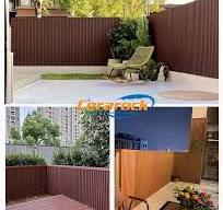 Hot Selling Exterior Composite Holzmaserung Wand paneel Co-Extrusion WPC  Great Wall Board 219mm, Wpc Wand paneel für den Außenbereich