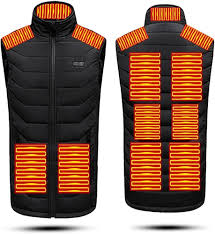 GONC Men's Heated Vest with Neck ...